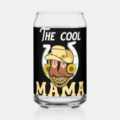 De Cool Mama | Westerse Moederdag Uniek Blikvorm Glas (Achterkant)