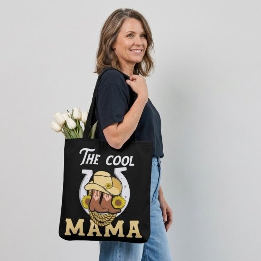 De Cool Mama | Westerse Moederdag Uniek Tote Bag