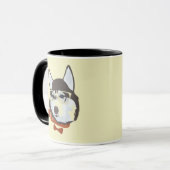 De Cool Siberian Husky Dog Mok (Voorkant links)