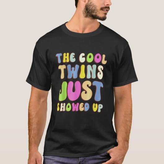 De Cool Twins Net Verschenen Groovy Twins T-shirt (Voorkant)