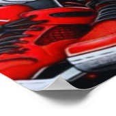 De coole Bunny Vibes Poster (Hoek)