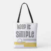 de coole grafische canvas tas van de kunsttekst ho (Achterkant)