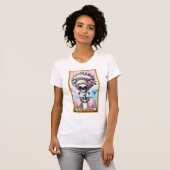 De coole oma tarot Kaart T-shirt (Voorkant volledig)