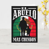 De Coole Opa Funny Mexico Mexicaanse Opa Kaart (Gele Bloem)