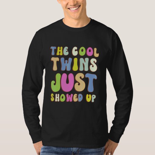 De Coole Tweeling Is Net Gearriveerd Groovy Tweel T-shirt (Voorkant)
