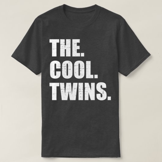 De coole tweeling t-shirt (Design voorkant)
