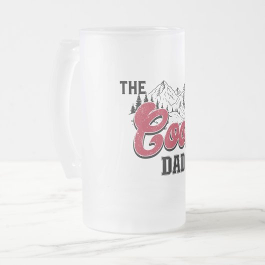 De coole vader Frosted Beer Mok (Voorkant links)