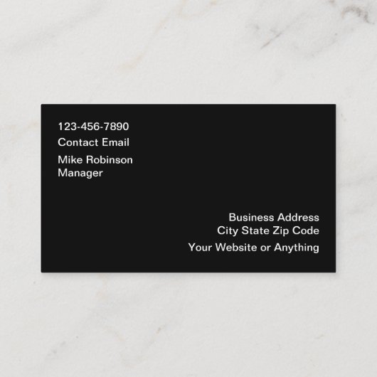 De coolste auto-Visitekaartjes Visitekaartje (Achterkant)