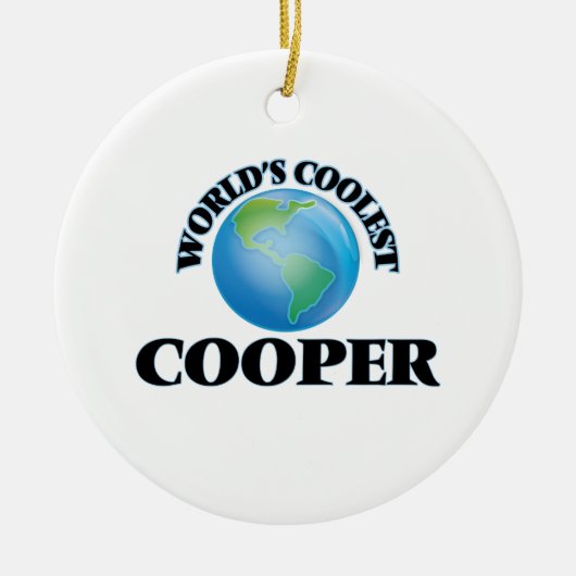 De coolste Cooper van de wereld Keramisch Ornament (Voorkant)