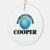 De coolste Cooper van de wereld Keramisch Ornament (Links)