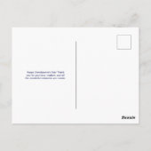 De coolste grootouders voor altijd Navy en Yellow Briefkaart (Achterkant)