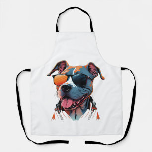De coolste hond ter wereld schort