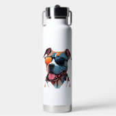 De coolste hond ter wereld waterfles (Voorkant)