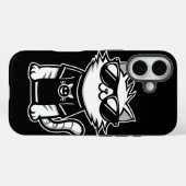 De coolste kat ter wereld met een zwarte zonnebril Case-Mate iPhone case (Achterkant (horizontaal))