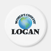 De coolste Logan ter wereld Magneet (Voorkant)