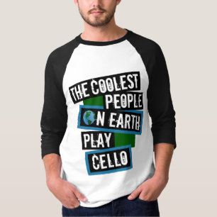 De Coolste Mensen op Aarde Spelen Cello T-shirt