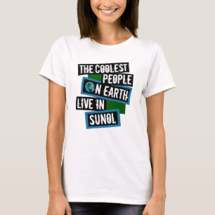 De Coolste Mensen op Aarde Wonen in Sunol T-shirt