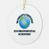 De coolste milieuwetenschapper ter wereld keramisch ornament (Links)