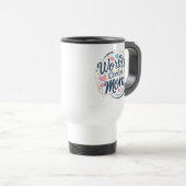 De coolste moeder ter wereld - kleurrijke sterren  reisbeker (Voorkant rechts)