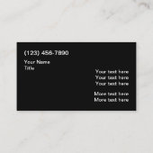 De coolste nieuwe Visitekaartjes (Achterkant)