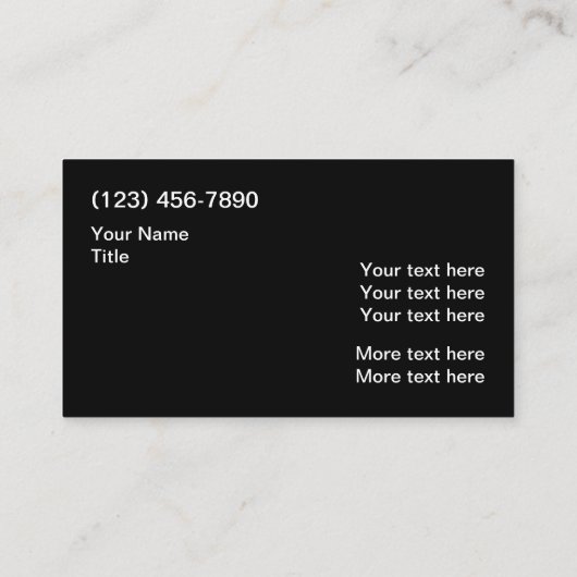 De coolste nieuwe Visitekaartjes (Achterkant)