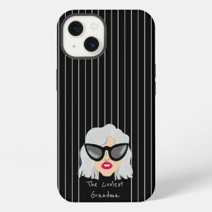 De coolste oma met bril aangepaste naam iPhone 13 hoesje