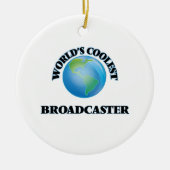 De coolste omroep ter wereld keramisch ornament (Voorkant)