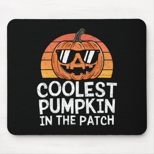 De coolste pompoen in de patch Halloween Outfit Te Muismat (Voorkant)