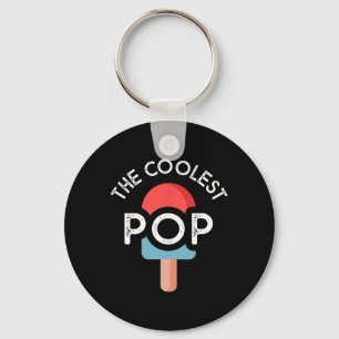 De coolste Pop Funny Dad Shirt voor papa Vaders Da Sleutelhanger