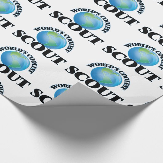 De coolste scout ter wereld cadeaupapier (Hoek)