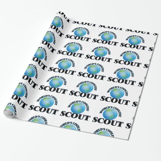 De coolste scout ter wereld cadeaupapier (Uitgerold)