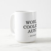 De coolste tante ter wereld koffiemok (Voorkant links)
