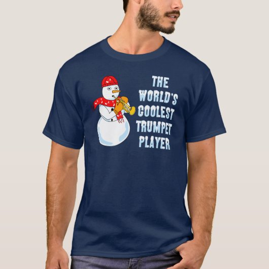 De coolste trompet ter wereld t-shirt (Voorkant)