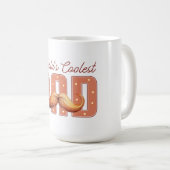 De coolste vader ter wereld - Bold & Classic Tribu Koffiemok (Voorkant rechts)