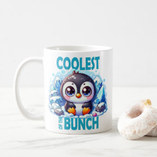 De coolste van de Bunch Pun Schattigee baby Pengui Koffiemok
