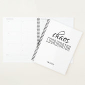 De Coördinator van Chaos Persoonlijke Naam Planner (Display)