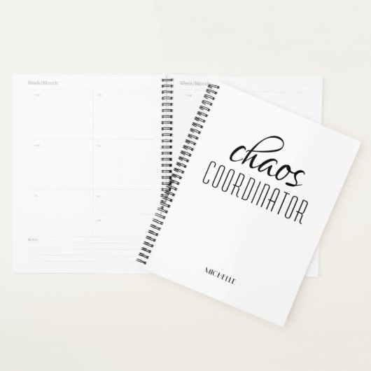 De Coördinator van Chaos Persoonlijke Naam Planner (Display)