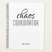 De Coördinator van Chaos Persoonlijke Naam Planner (Voorkant)