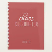 De Coördinator van Chaos Persoonlijke Naam Planner (Voorkant)