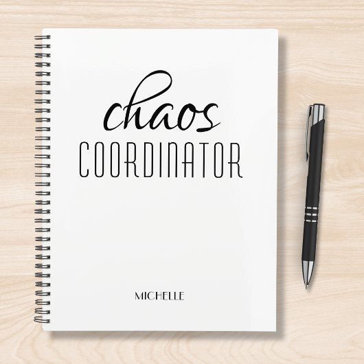 De Coördinator van Chaos Persoonlijke Naam Planner