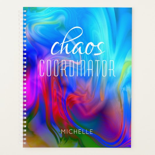 De Coördinator van Chaos Persoonlijke Naam Planner (Voorkant)