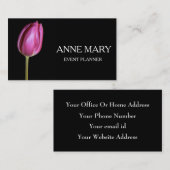 De coördinator voor de bruiloft van de Gebeurtenis Visitekaartje (Voorkant / Achterkant)