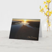 De Coorong bij zonsondergang Kaart (Gele Bloem)