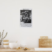 De Copper-bord Engraver van 'Accessoire'. Poster (Keuken)