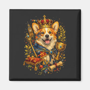 De Corgi Koning Magneet