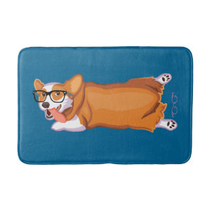De Corgi Spoot Bath Mat