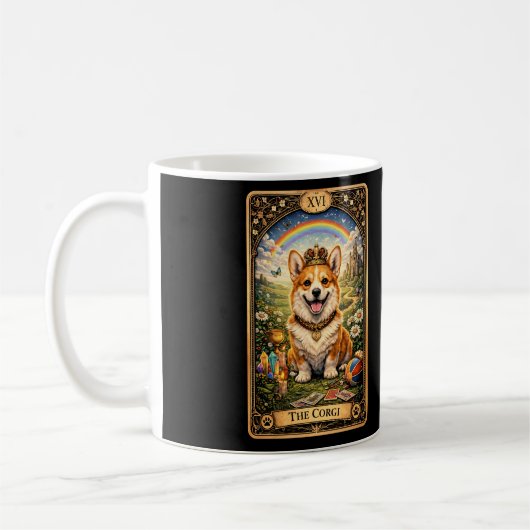 De Corgi Tarotkaart Koffiemok (Links)