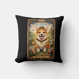 De Corgi Tarotkaart Kussen