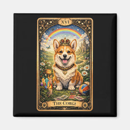 De Corgi Tarotkaart Magneet