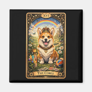 De Corgi Tarotkaart Magneet